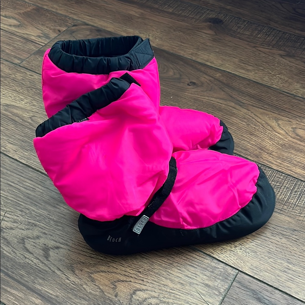 Bloch Pink and Black Dance Booties